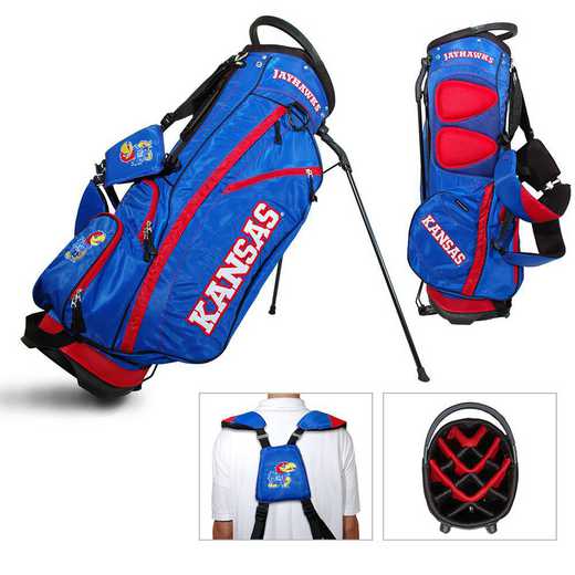 21728: Fairway Golf Stand Bag Kansas Jayhawks